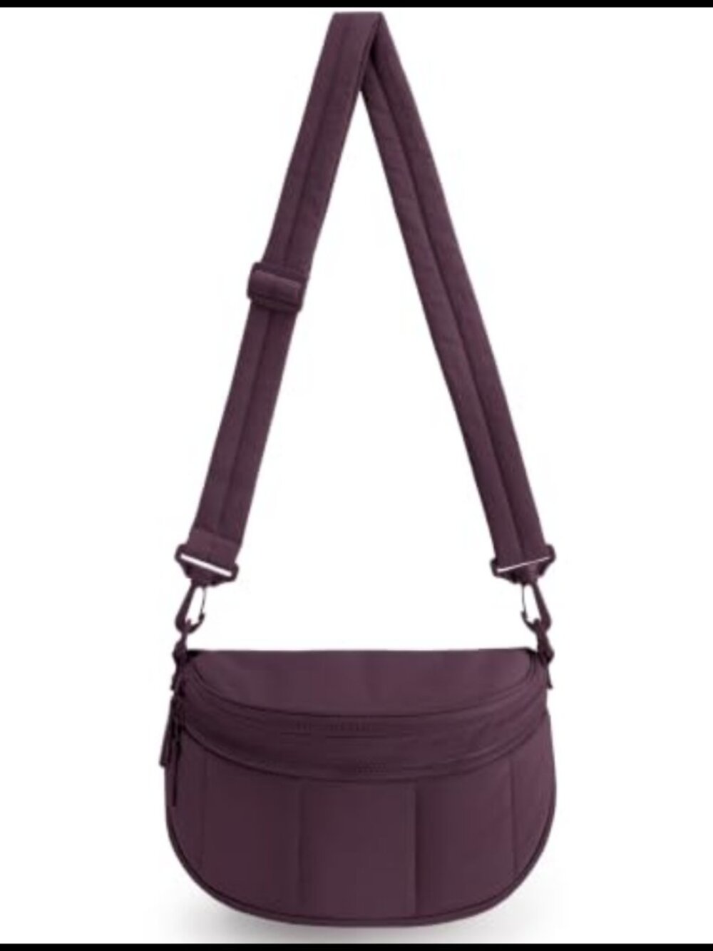 Puffer Crossbody Bum Bag Travel Purse Zip Pockets Lightweight